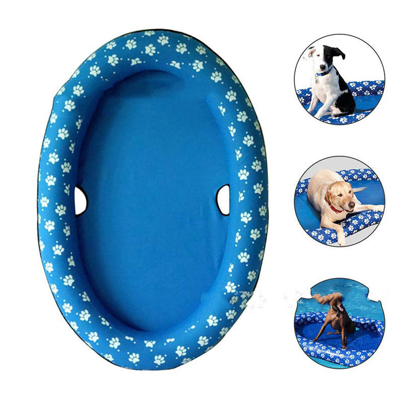 Inflatable Dog Swimming Pool Hammock – Summer Floating Bed - Penuel's Paw