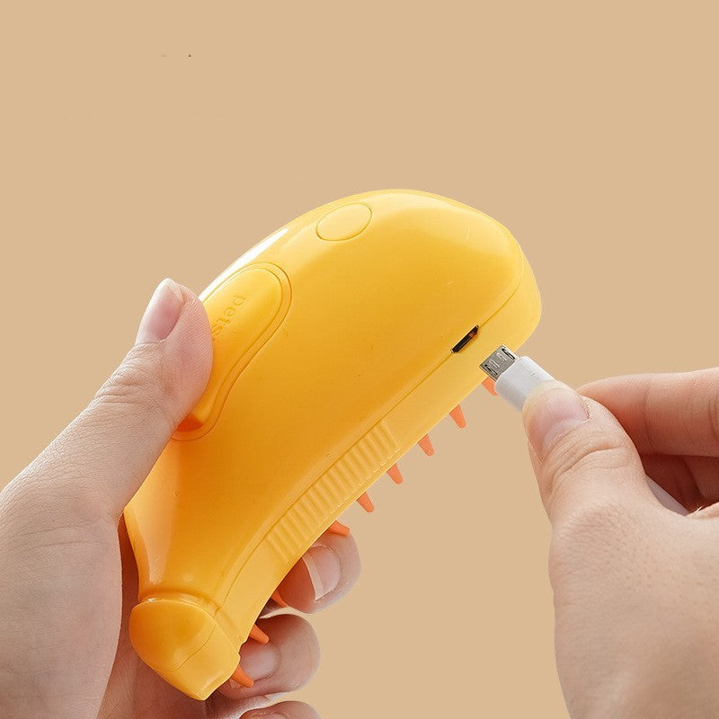 GroomSteam 3-in-1 Pet Grooming Brush