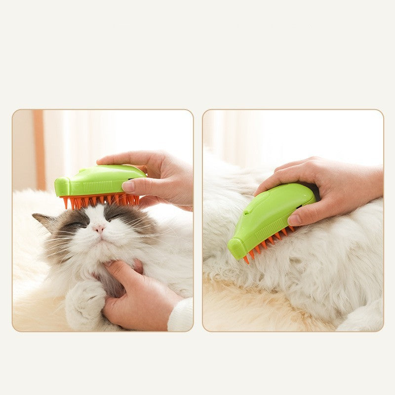 GroomSteam 3-in-1 Pet Grooming Brush