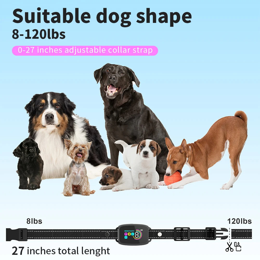 Smart Anti-Barking Dog Collar – Rechargeable & Waterproof Bark Stopper