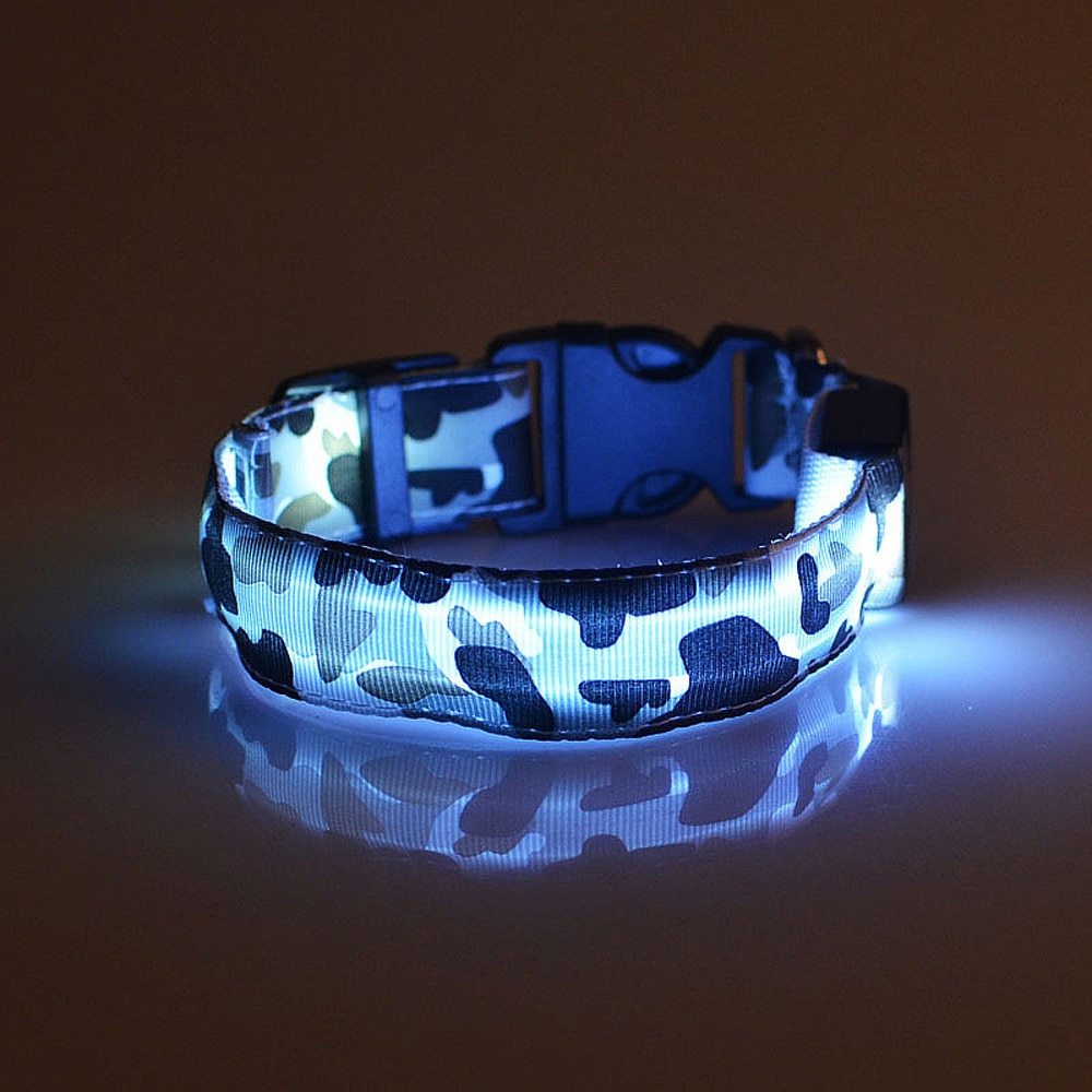 Camouflage pet supplies luminous dog collar - Penuel's Paw